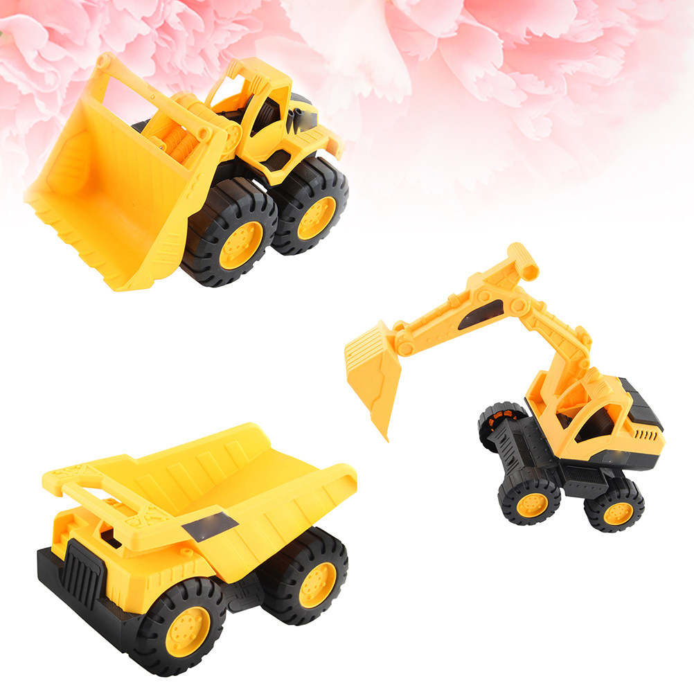 Kids Outdoor Dump Truck - 3Pcs Premium Plastic Beach Play Set