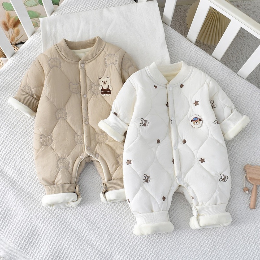Autumn and Winter 120g Cotton  - Kids Outdoor Jumpsuit review and price