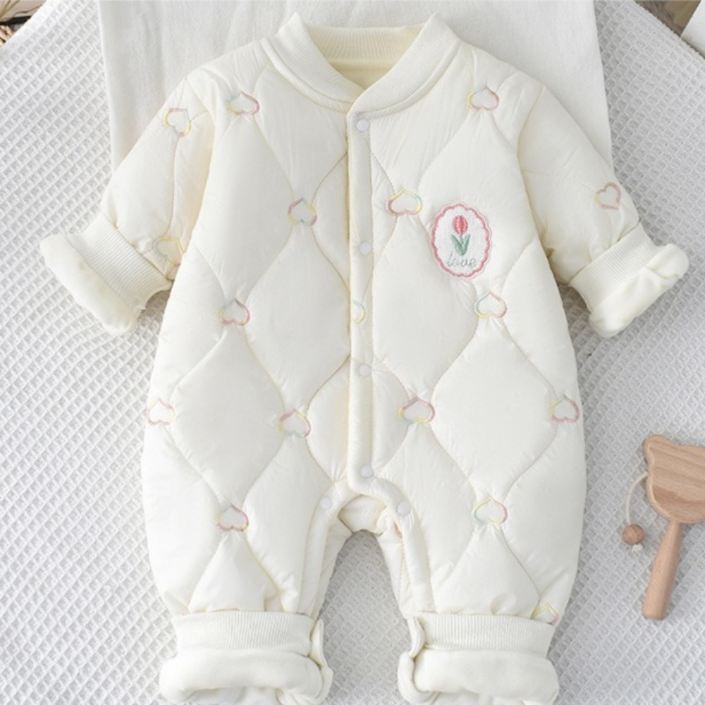 Autumn and Winter 120g Cotton  - Kids Outdoor Jumpsuit review and price