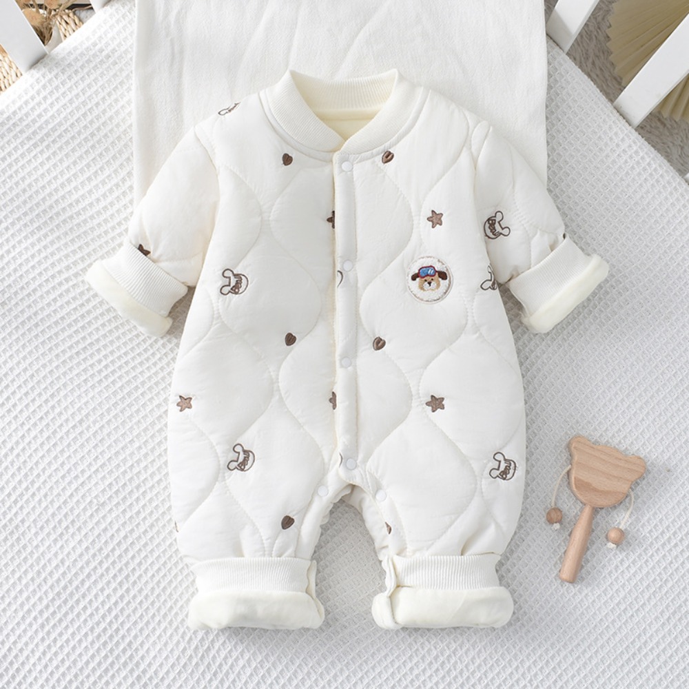 Autumn and Winter 120g Cotton  - Kids Outdoor Jumpsuit review and price