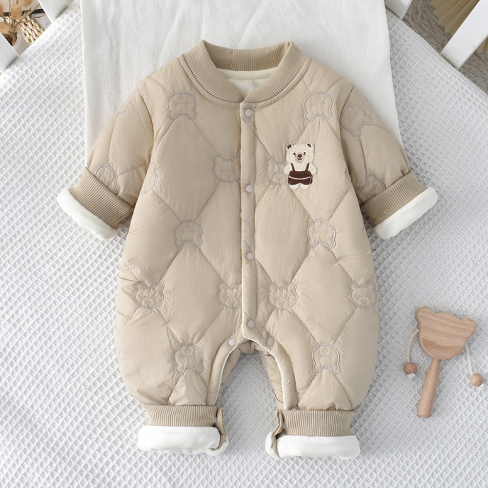 Autumn and Winter 120g Cotton  - Kids Outdoor Jumpsuit review and price