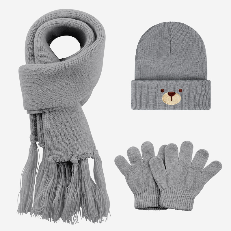 Stylish Versatile 3PC 1‑3Y Kid - Kids Outdoor Gloves review and price