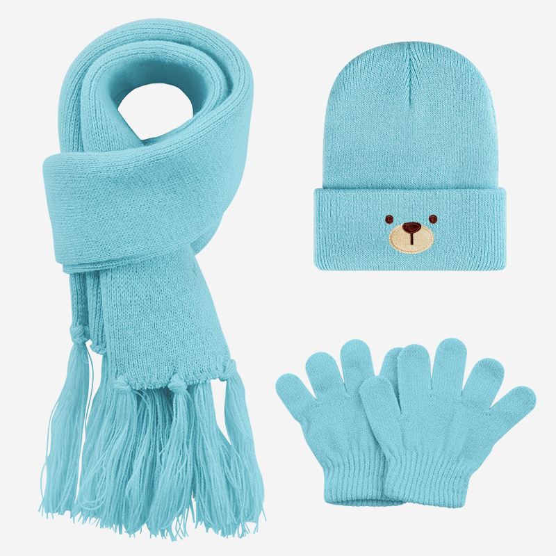 Stylish Versatile 3PC 1‑3Y Kid - Kids Outdoor Gloves review and price