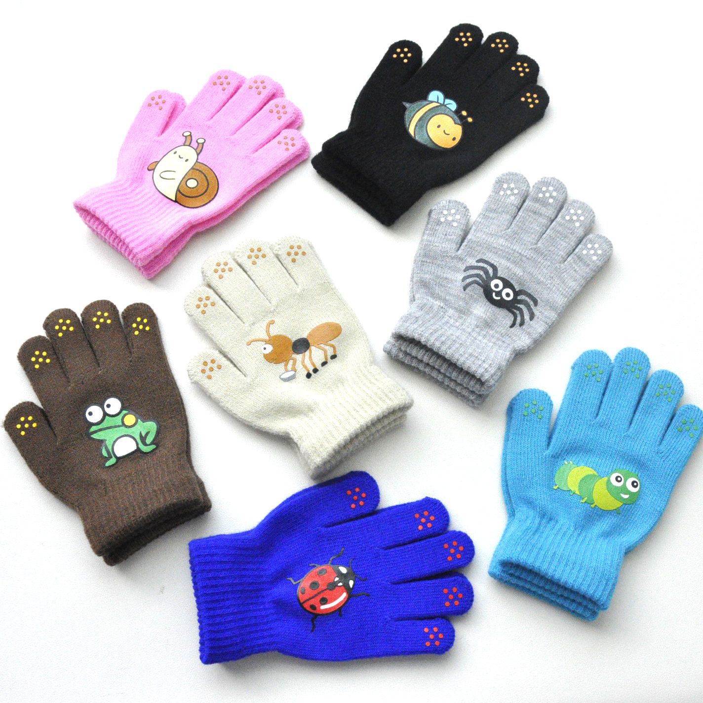 Children Knitted Warm Gloves F - Kids Outdoor Gloves review and price