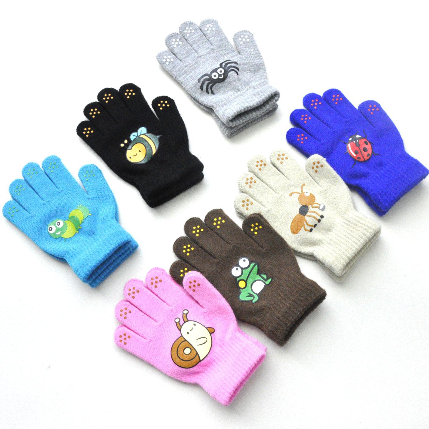 Children Knitted Warm Gloves F - Kids Outdoor Gloves review and price