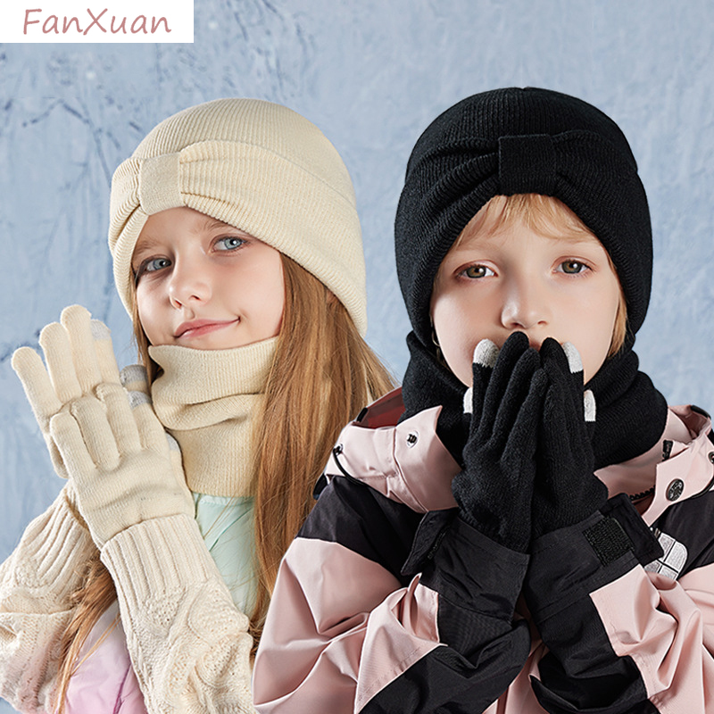 children winter hats snood glo - Kids Outdoor Gloves review and price