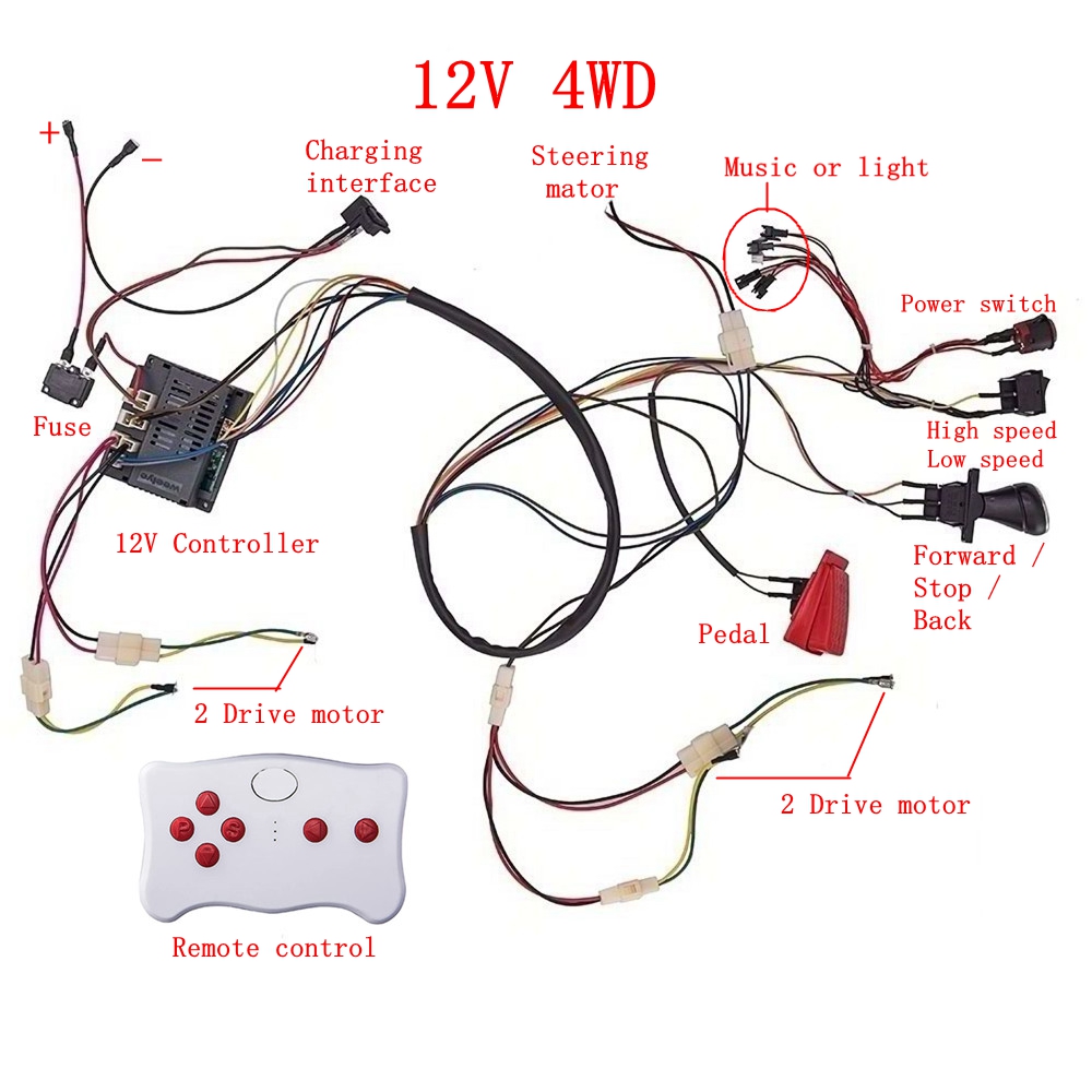 Child electric car DIY modifie - Kids Outdoor Car review and price