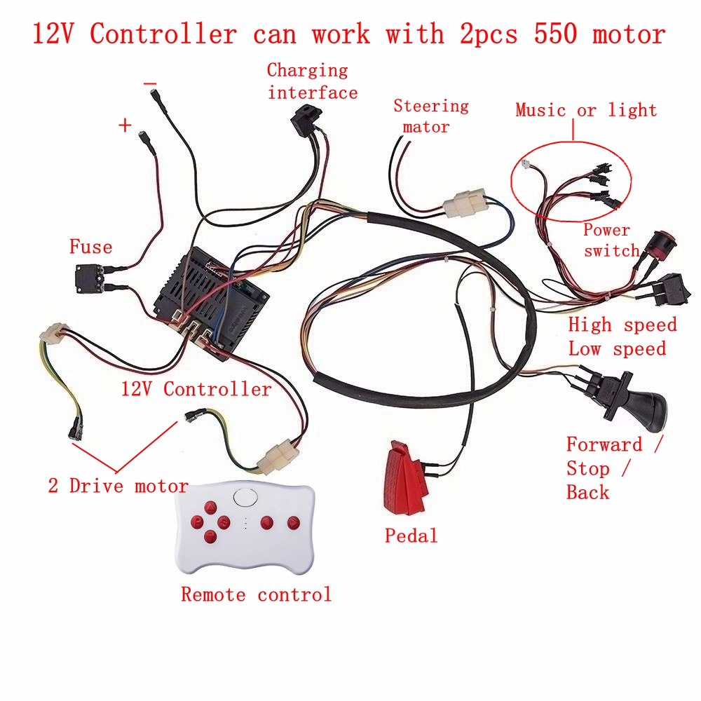 Child electric car DIY modifie - Kids Outdoor Car review and price