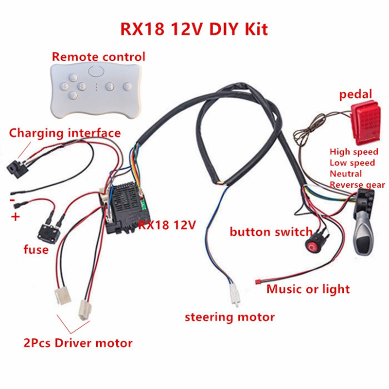 Child electric car DIY modifie - Kids Outdoor Car review and price