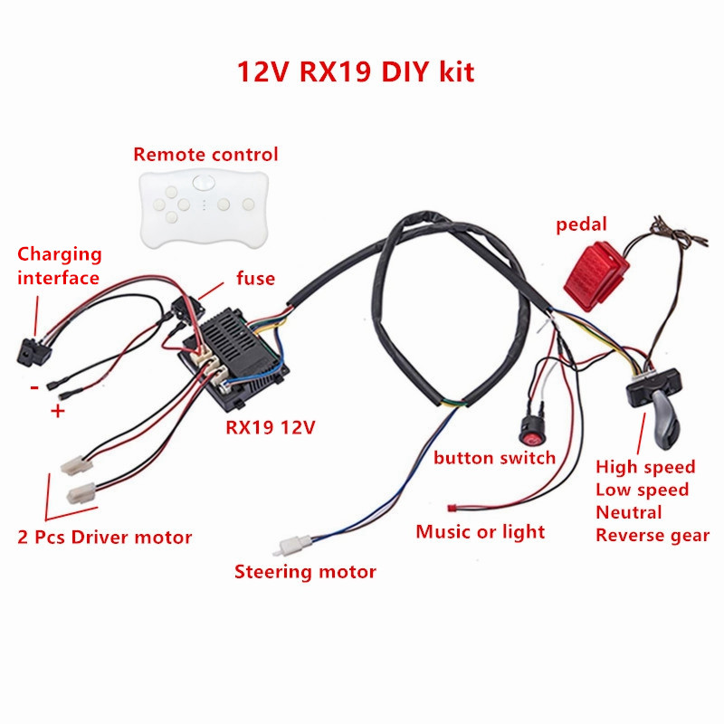 Child electric car DIY modifie - Kids Outdoor Car review and price