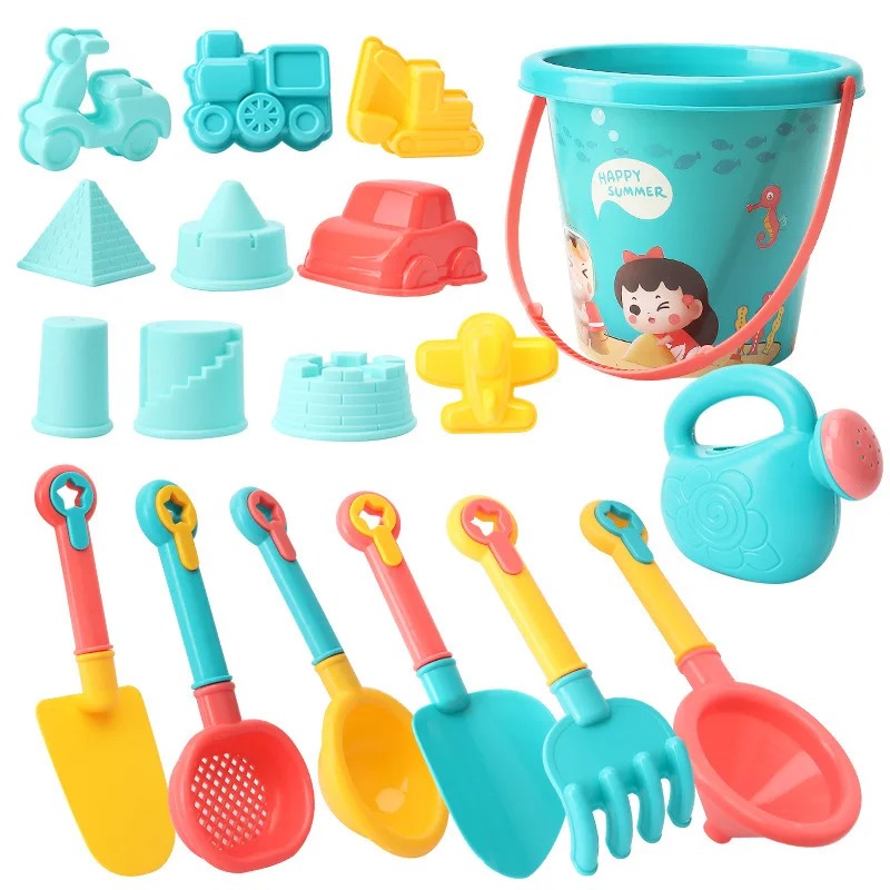 18PCS Beach Toy Set Bucket Sea - Kids Outdoor Car review and price
