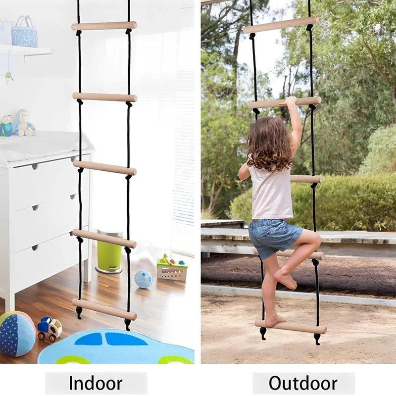 Children Climbing Rope Ladder  - Kids Outdoor Ladder review and price