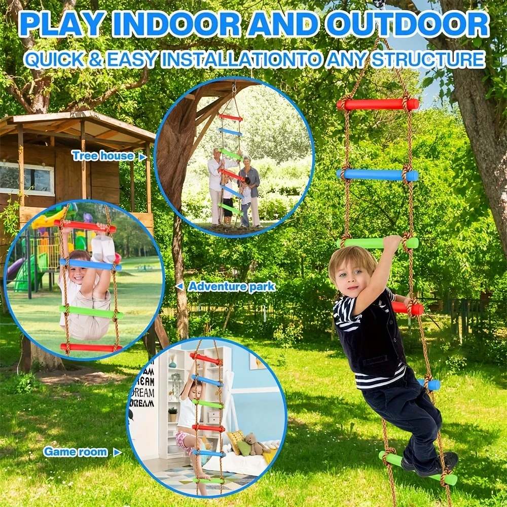 1pc Colorful Kids Climbing Lad - Kids Outdoor Ladder review and price