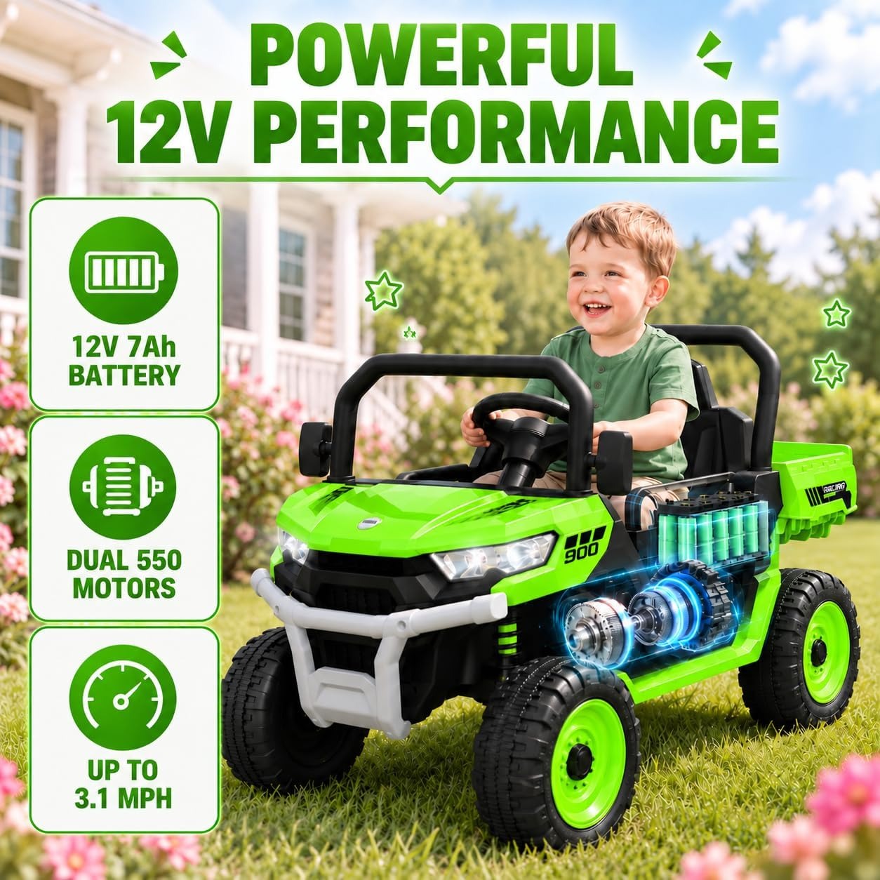 12V Kids Electric Ride On Dump - Kids Outdoor Dump Truck review and price