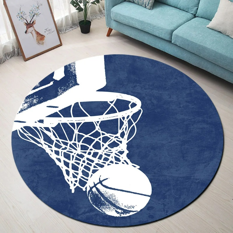 Basketball Round Rugs And Carp - Kids Outdoor Floor Cushions review and price