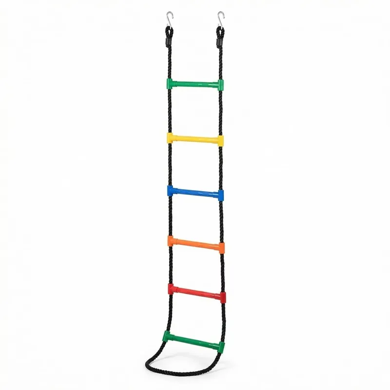 Colorful Plastic Rope Ladder f - Kids Outdoor Ladder review and price