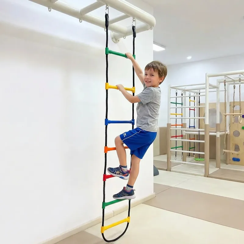 Colorful Plastic Rope Ladder f - Kids Outdoor Ladder review and price
