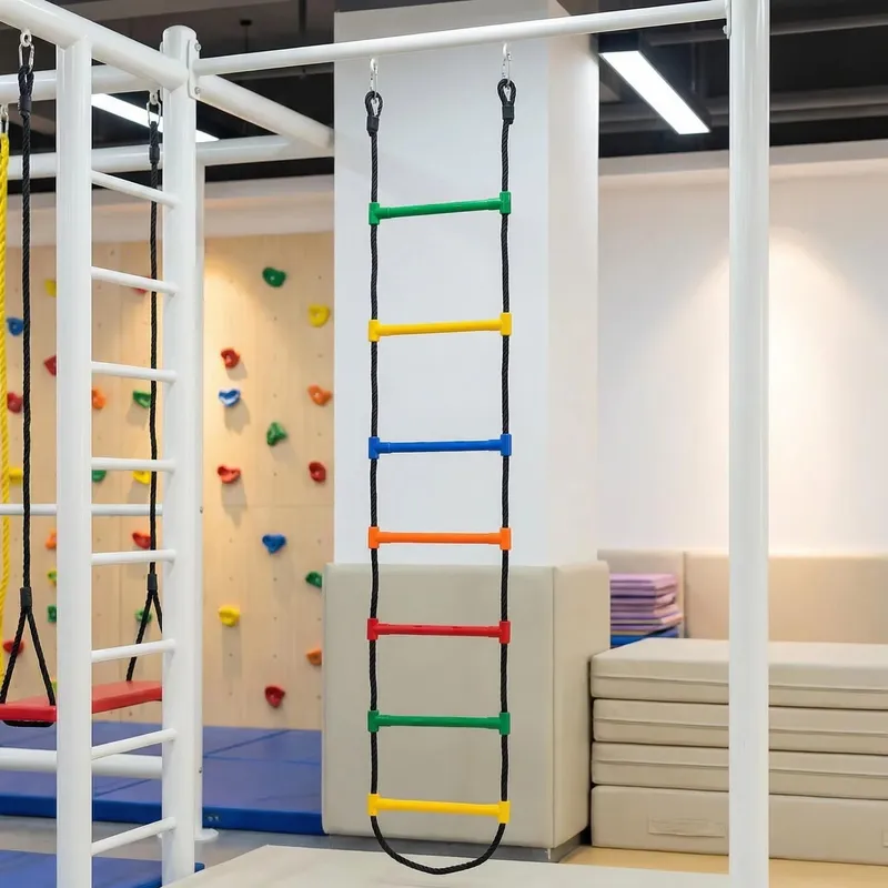 Colorful Plastic Rope Ladder f - Kids Outdoor Ladder review and price