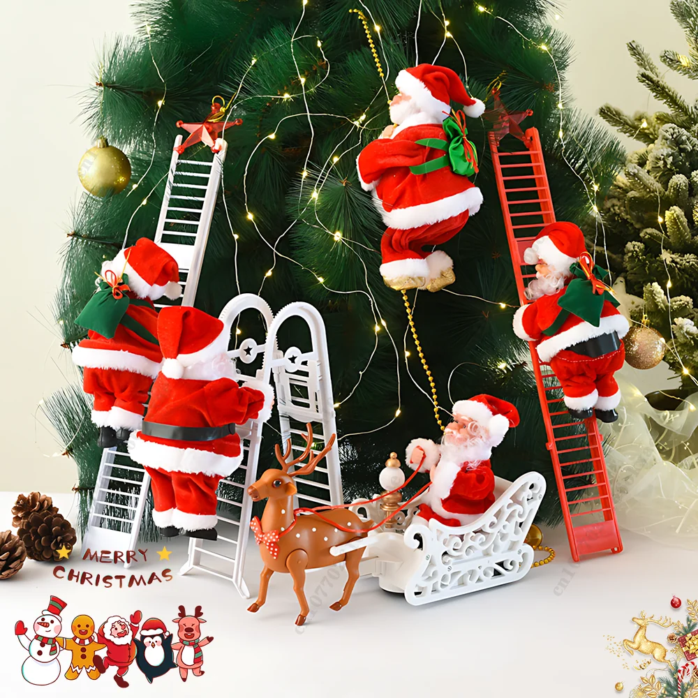 Electric Ladder Climbing Santa - Kids Outdoor Ladder review and price