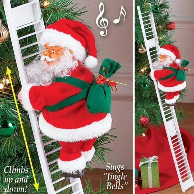 Electric Ladder Climbing Santa - Kids Outdoor Ladder review and price
