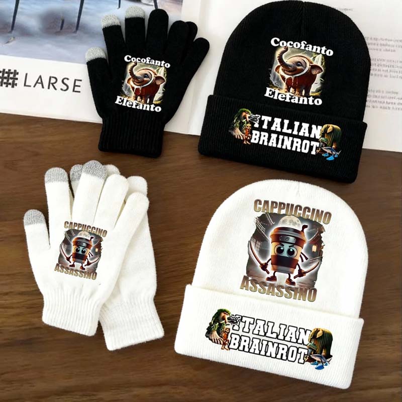 2pcs Italian Brainrot Animals  - Kids Outdoor Gloves review and price