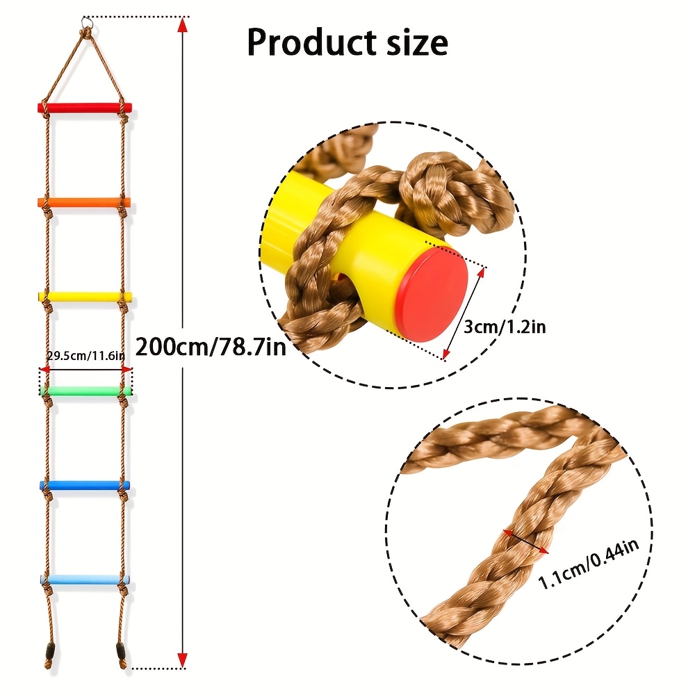 1pc Colorful Kid Climbing Ladd - Kids Outdoor Ladder review and price