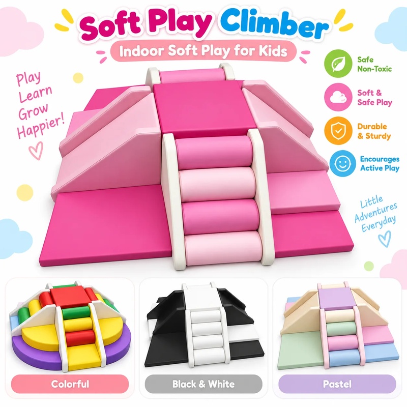 Colorful White Pink Red Beige  - Kids Outdoor Ladder review and price