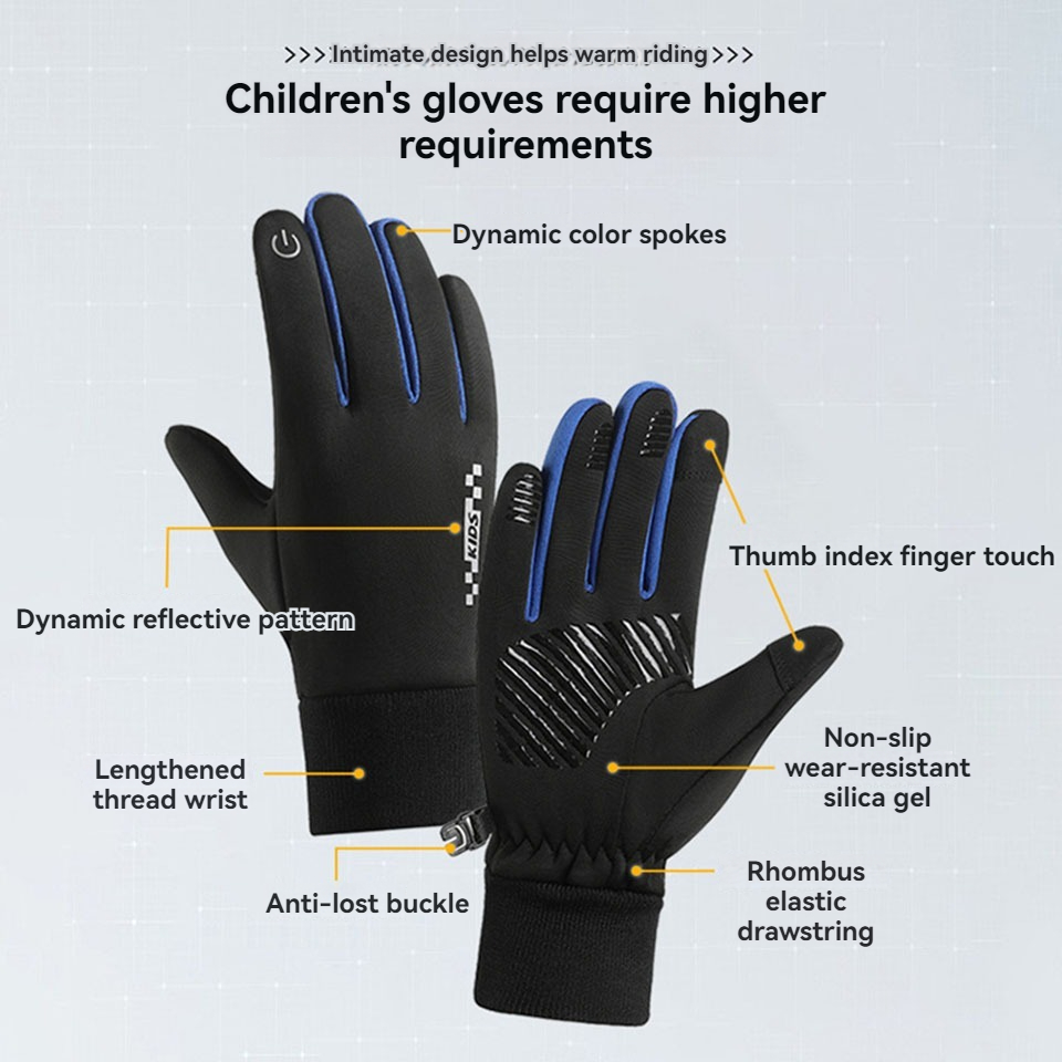 GTUBIKE Children's Gloves Touc - Kids Outdoor Gloves review and price