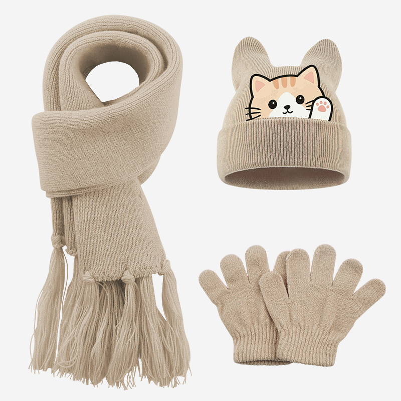 3pc 1-3Y Toddler Hat Scarf Glo - Kids Outdoor Gloves review and price