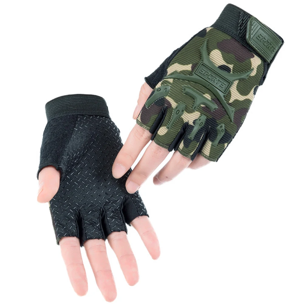 1Pair Kids Tactical Fingerless - Kids Outdoor Gloves review and price